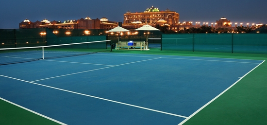 Emirates Palace Abu Dhabi korty tenisowe