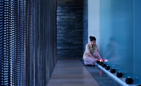 Wejcie do Spa w Park Hyatt Abu Dhabi