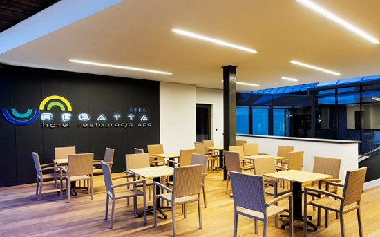 Kiekrz Regatta Hotel taras